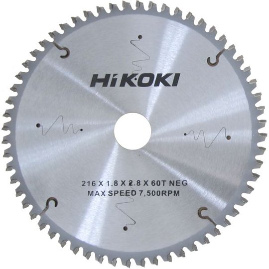 HiKOKI 60350071 Sahanterä 216 mm, 60T