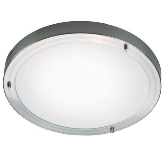 Nordlux ANCONA 25316132 Plafondi IP44, E27, 230 V Harjattu teräs