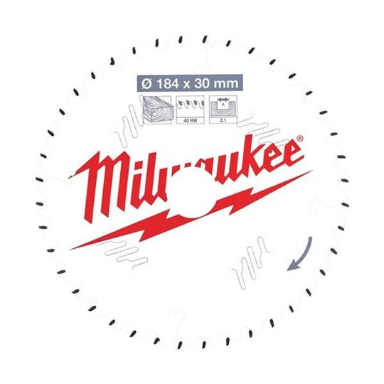 Milwaukee CSB P W Sahanterä 184x2,1x30 mm, 40T