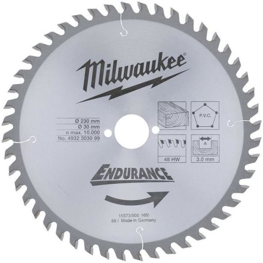 Milwaukee 4932303099 Sahanterä 230x3,0x30mm, 48T