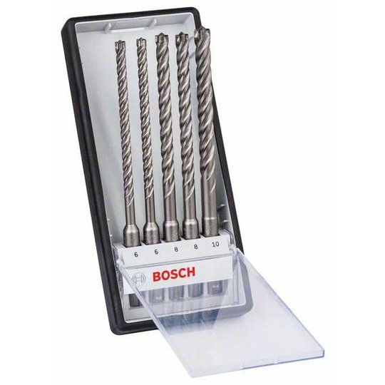 Bosch Robust Line Vasaraporasarja SDS-plus 5 kpl, 6-10 mm