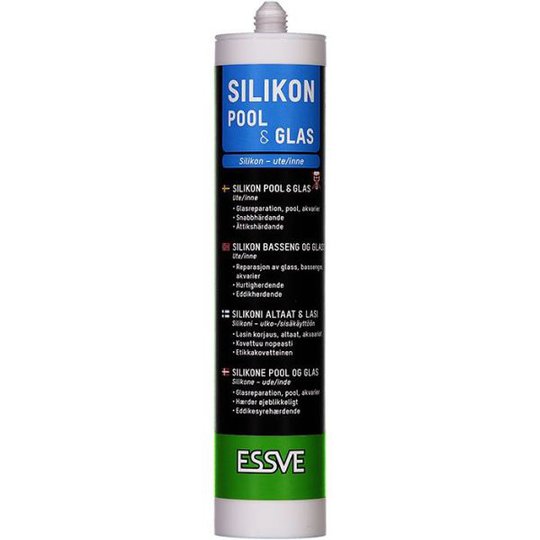 ESSVE Pool och Glas Silikonia Läpinäkyvä, 300ml