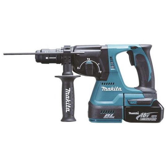 Makita DHR243RTJ Poravasara sis. 5,0 Ah:n akut ja laturin