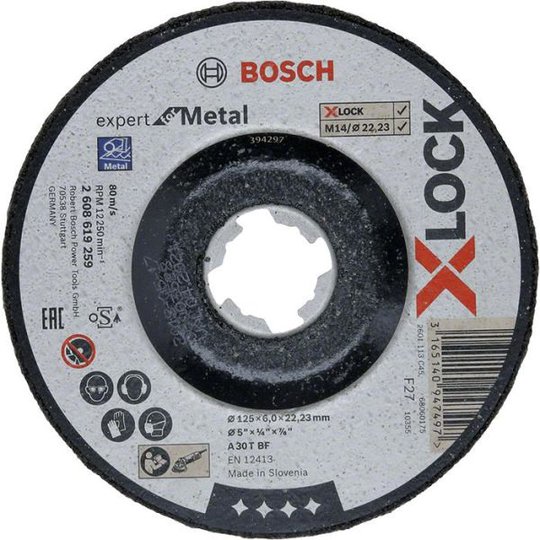 Bosch Expert for Metal Hiomalaikka X-LOCK 115 × 6 × 22,23 mm