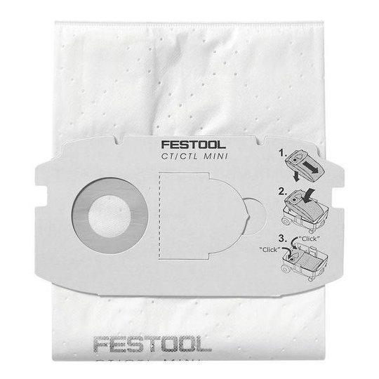 Festool SC FIS-CT MINI SELFCLEAN Suodatinpussi 5 kpl:n pakkaus