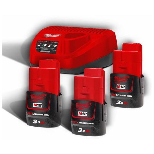 Milwaukee M12 NRG-303 Latauspaketti
