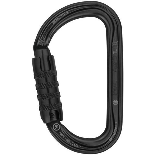 Petzl Am´D Triact autolock Sulkurengas Musta
