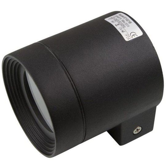 Hide-a-Lite Round Single III Seinävalaisin 50W, GU10 Musta