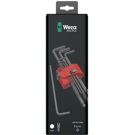 Wera 950 PKL/9 BM SB Kuusiokoloavainsarja