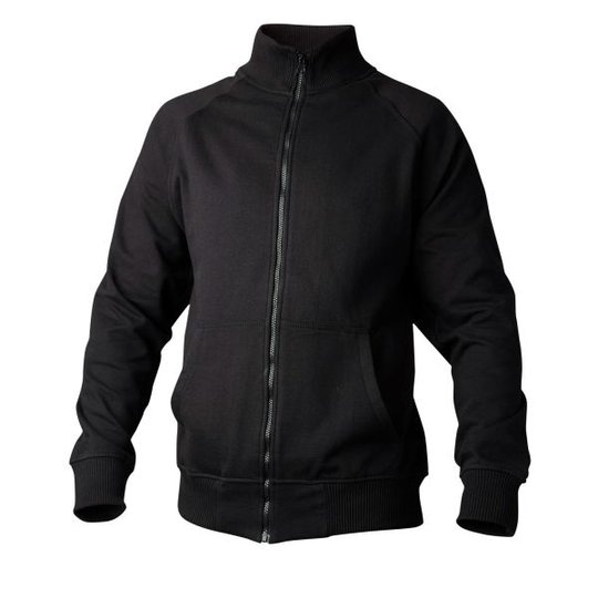Top Swede 148 Neulepaita vetoketjulla, musta Koko XS