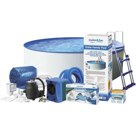 Swim & Fun Kreta Allaspaketti Ø3,5 x 0,9 m, 8150 l