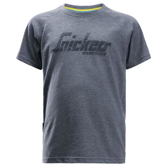 Snickers 7510 T-paita junior, meleerattu harmaa 98/104
