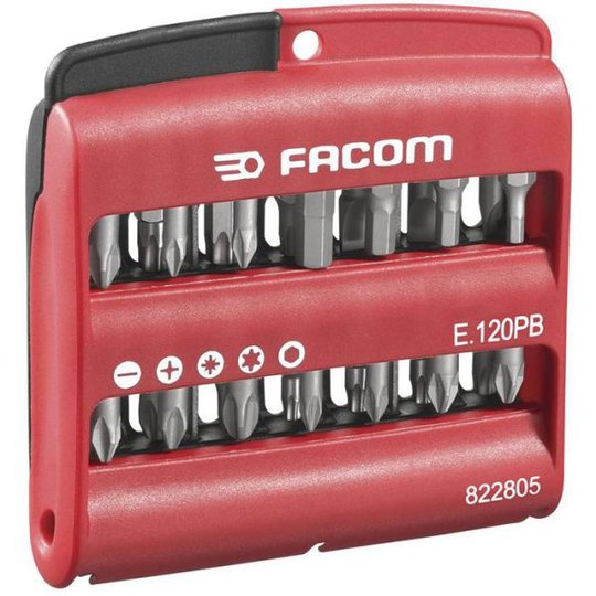 Facom E.120PB Ruuvikärkisarja kotelossa 28 kpl, High Performence