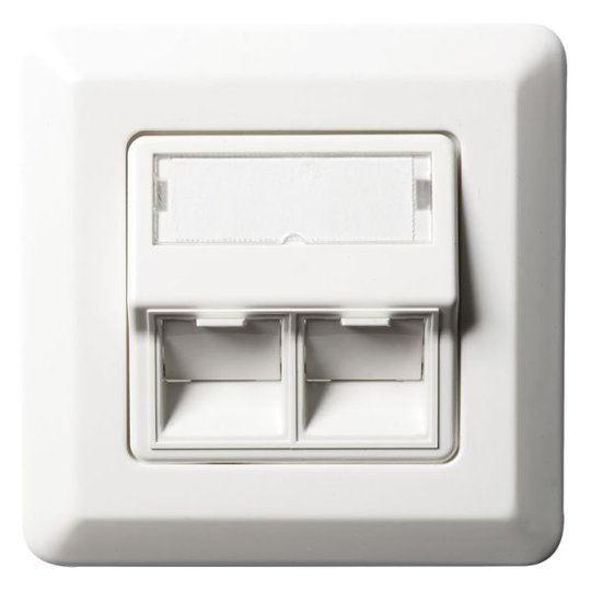 Elko EKO02529 Modulaarinen pistorasia kulmamalli, pikakiinnitys 1 liitäntä