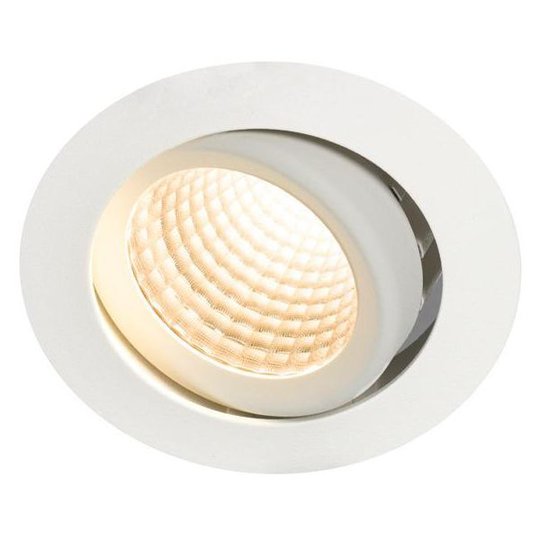 Hide-a-Lite Optic XL Downlight-valaisin 15W, kallistus, Dali-liitäntälaite 2700K