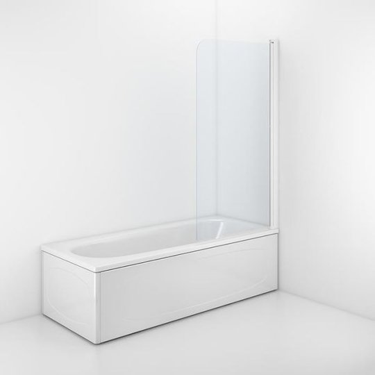 Ifö Space SPXK Kylpyammeen seinä 1400 x 800 mm, läpinäkyvä lasi