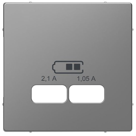 Schneider Electric MTN4367-6036 Keskiölevy 2xUSB Hopea