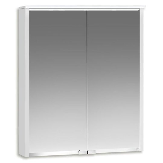 Ifö Option Bas 50 Kylpyhuonekaappi valkoinen, peili ja valaistus 500 mm