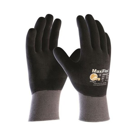 Maxiflex Ultimate 34-876 Asennuskäsine harmaa/musta, täysin pinnoitettu 8