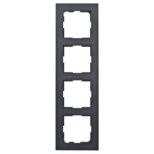 Elko Plus Yhdistelmäkehys musta 4-paikkainen