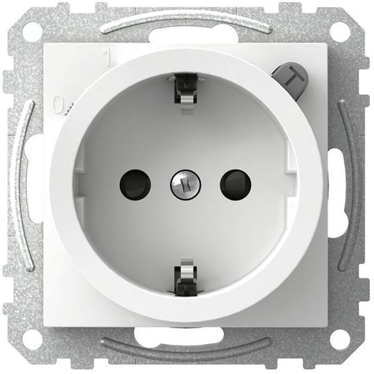 Schneider Electric Exxact WDE002323 Seinäpistorasia vikavirtasuojalla, 1-osainen