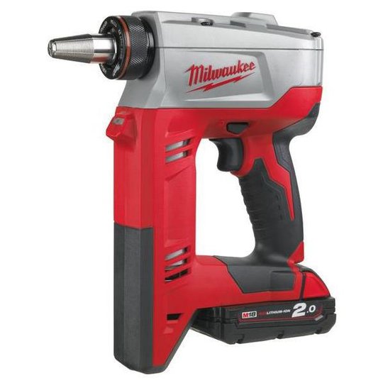 Milwaukee HD18 PXP-H06202C Laajennustyökalu sis. 2,0 Ah:n akut ja laturin