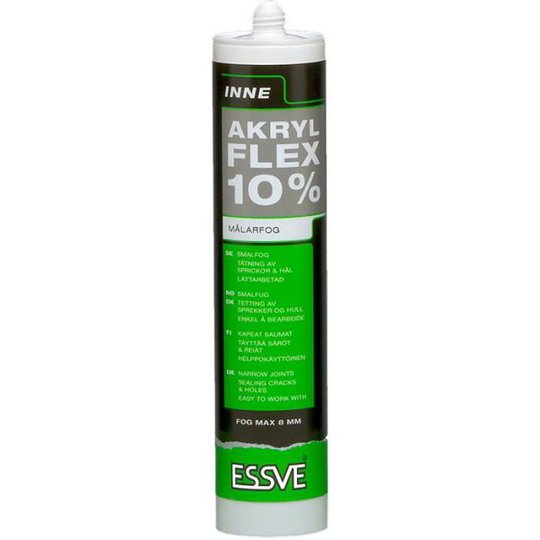 ESSVE FLEX 10% Akryyli valkoinen 300 ml