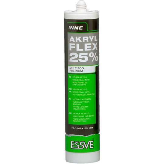 ESSVE FLEX 25% Akryyli Valkoinen, 300 ml