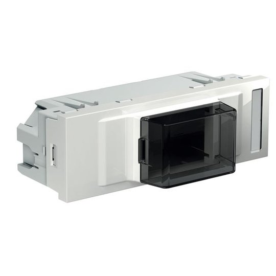 Schneider Electric INS68104 DIN-kotelo 2 yksikköä valkoinen