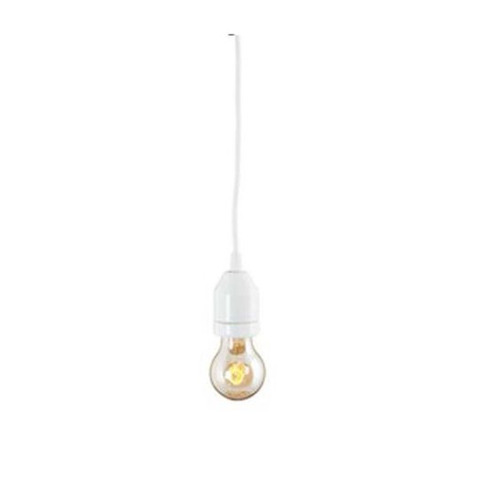Ifö Electric Klack Riippuvalaisin E27, posliini, kattokupu Valkoinen/valkoinen