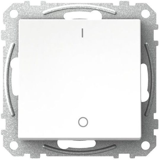 Schneider Electric Exxact WDE002111 Kytkin nelikulmainen keinuvipu, ilman kouria, valkoinen 3-napa
