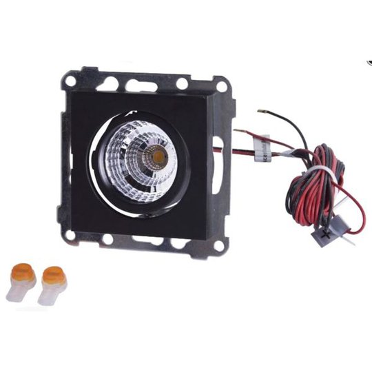 Elko EKO05757 Downlight-valaisin 5 W, 500 mA, 3000 K Musta
