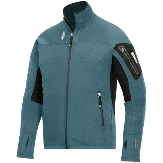 Snickers 9438 Takki sininen/musta mikrofleece XS