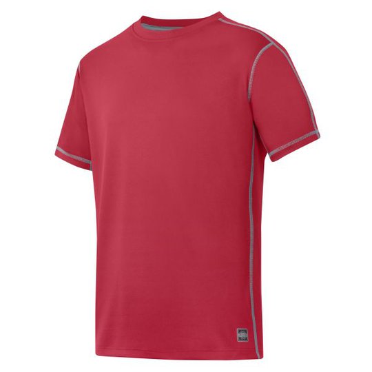 Snickers 2508 T-paita Punainen XS