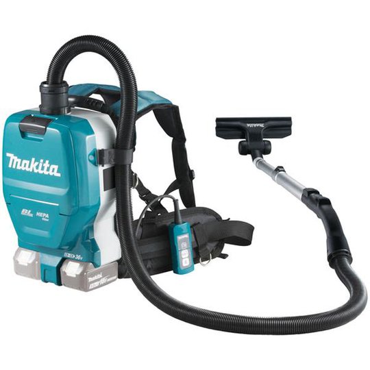 Makita DVC261ZX11 Reppuimuri selkänojalla, ilman akkua ja laturia