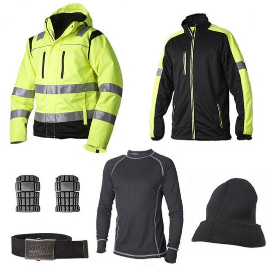 Vidar Workwear Gul Talvipaketti Koko S