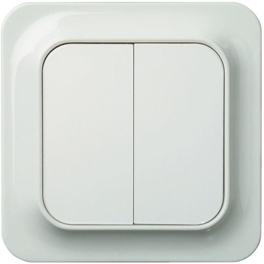 Schneider Electric Trend 183012700 Kytkin valkoinen Kaksoisportaat