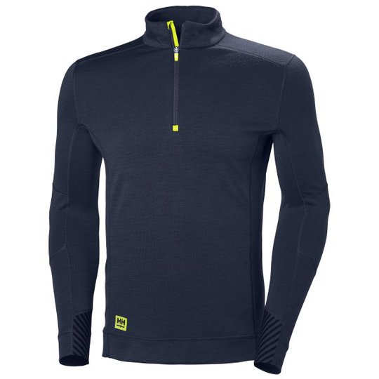 Helly Hansen Workwear Lifa Aluspaita tummansininen, lyhyt vetoketju XS