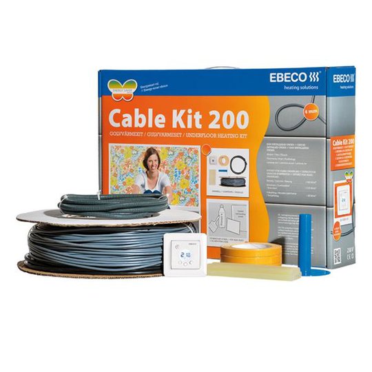 Ebeco Cable Kit 200 Lattialämmityskaapeli 1180W 107 m
