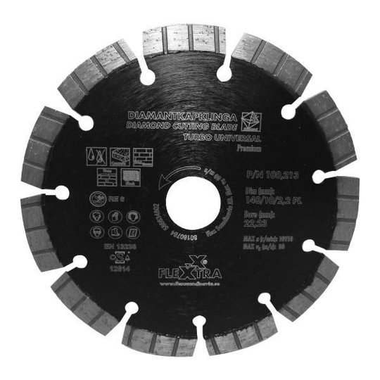 Flexxtra 100213 Timanttiterä 140 mm