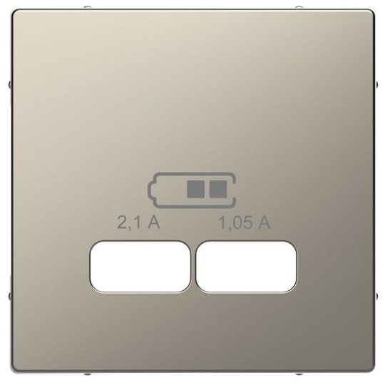 Schneider Electric MTN4367-6050 Keskiölevy 2xUSB Grafit