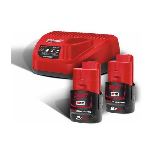 Milwaukee M12 NRG-202 Latauspaketti