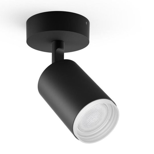 Philips Hue Fugato Kohdevalaisin 5.7W LED, 350 lm Musta