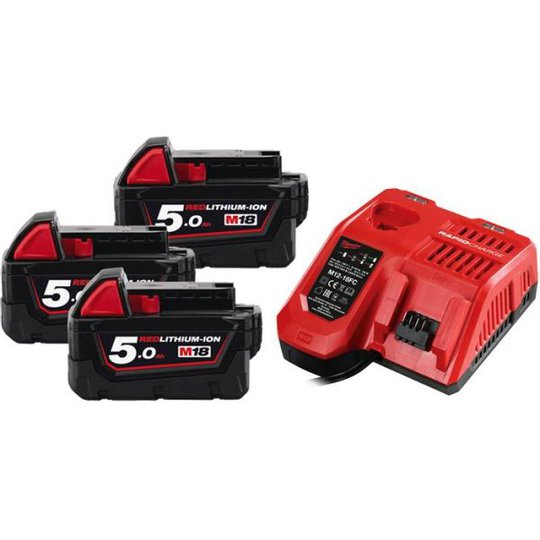 Milwaukee M18 NRG-503 Latauspaketti
