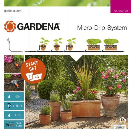 Gardena Micro-Drip-System Aloitussarja M, kukkaruukuille