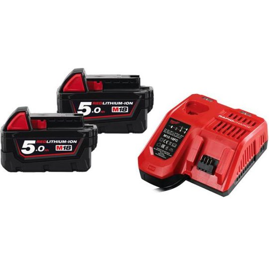 Milwaukee M18 NRG-502 Latauspaketti