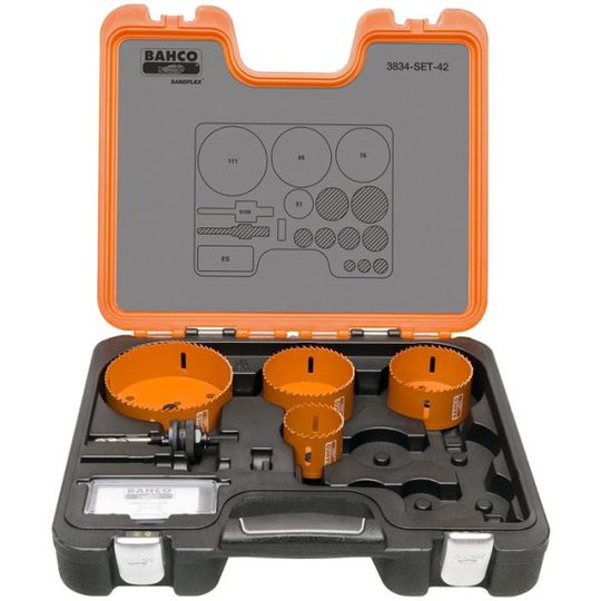 Bahco 3834-SET-42 Reikäsahasarja
