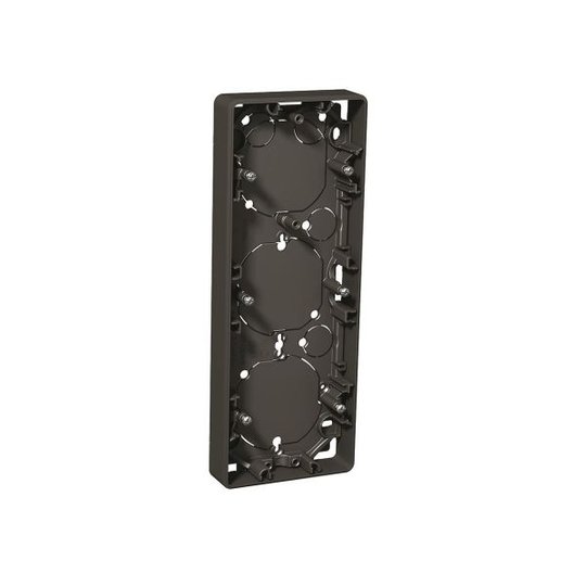 Schneider Electric Exxact Korotuskehys Antrasiitti, 21 mm 3-paikkainen