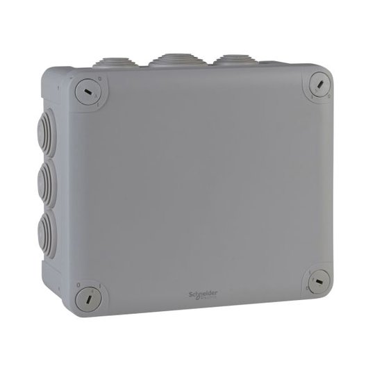 Schneider Electric ENN05010 Kytkentärasia harmaa, ruuvikansi 175x150x80 mm