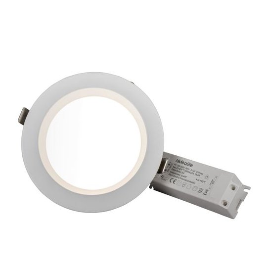Hide-a-Lite DL Plano Basic Alasvalo valkoinen Ø170 mm